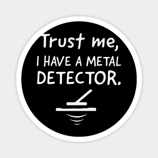 Trust me, I have a metal detector. Magnet